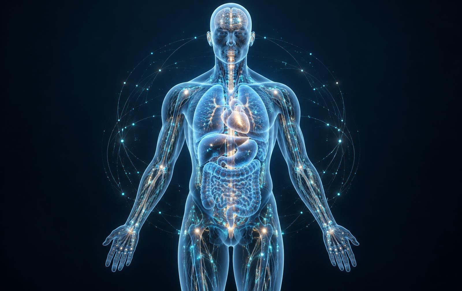 Whole-body signal map connecting physiological systems