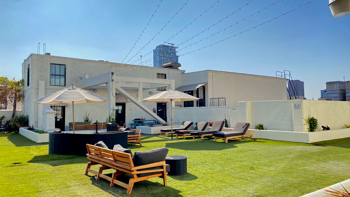 Kure Health DTLA rooftop lounge
